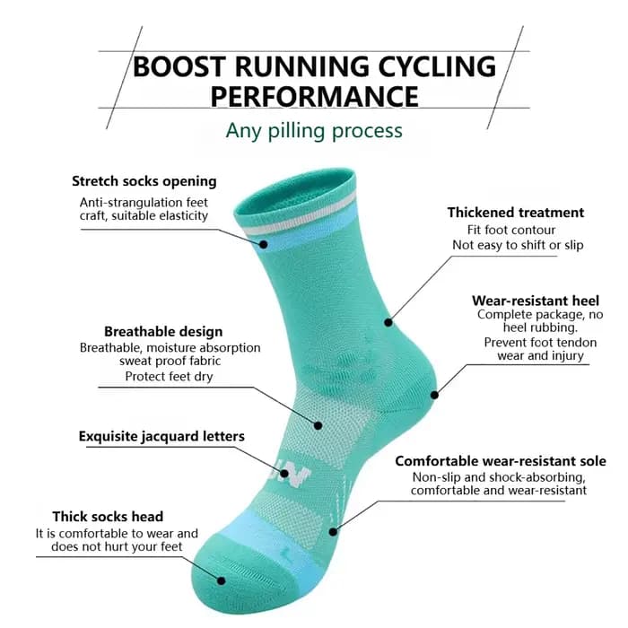 Loogdeel Chaussettes de football professionnelles respirantes