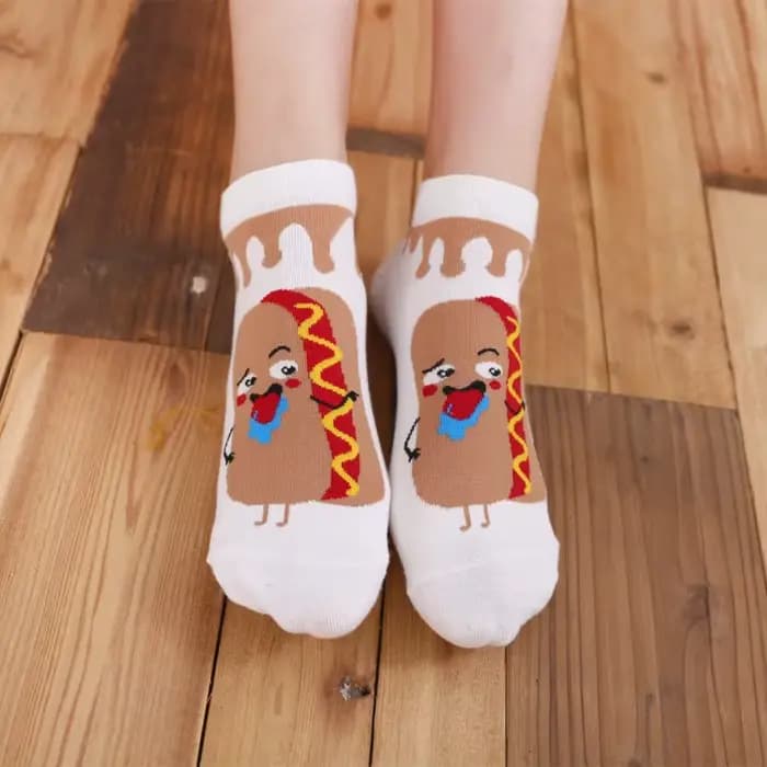 Chaussettes courtes amusantes pour femmes