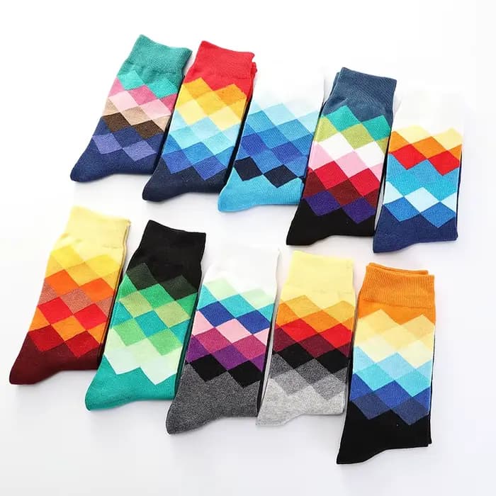 Chaussettes joyeuses amusantes pour hommes