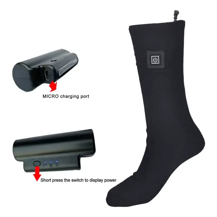 Chaussettes thermiques électriques pour hommes et femmes
