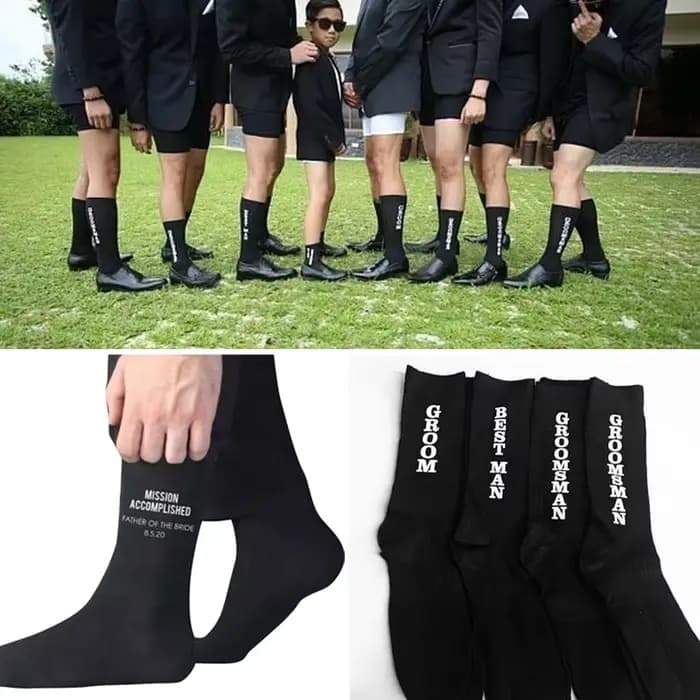 Chaussettes de mariage pour hommes
