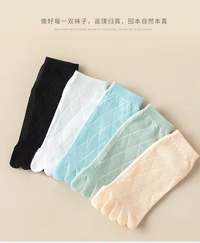 Chaussettes Courtes à Cinq Doigts pour Femme