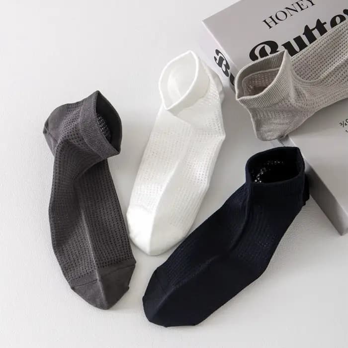 Chaussettes Légères en Coton Respirant et Solide pour Homme