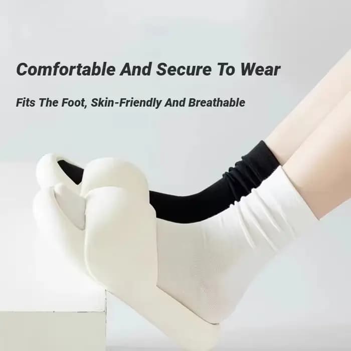 5 paires de chaussettes mi-hautes tricotées