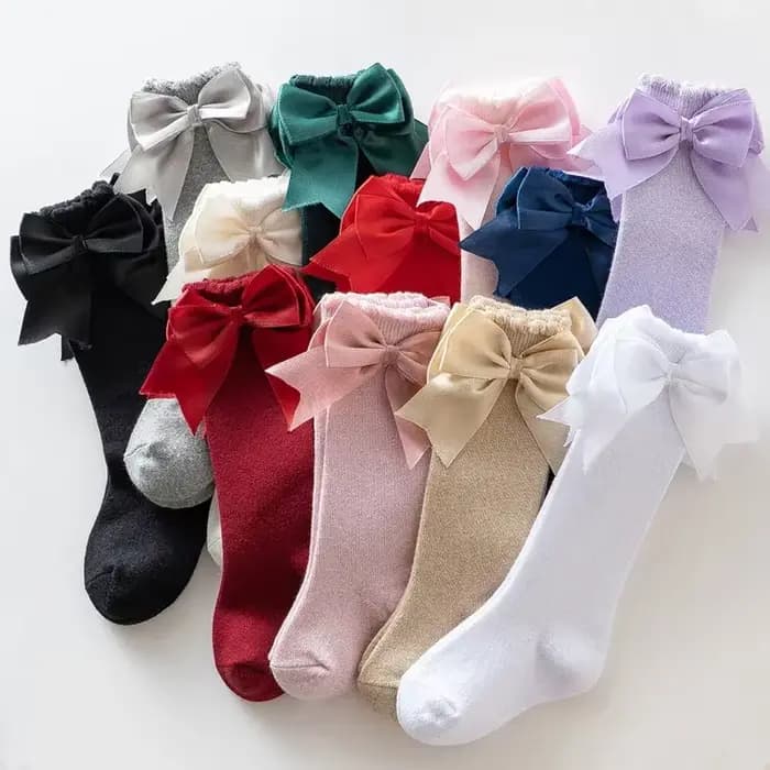 Pudcoco-Chaussettes pour bébé fille