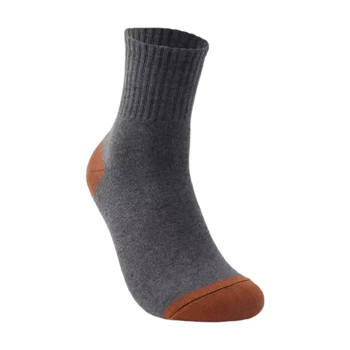 5 paires de chaussettes de sport respirantes en fibre de bambou pour hommes