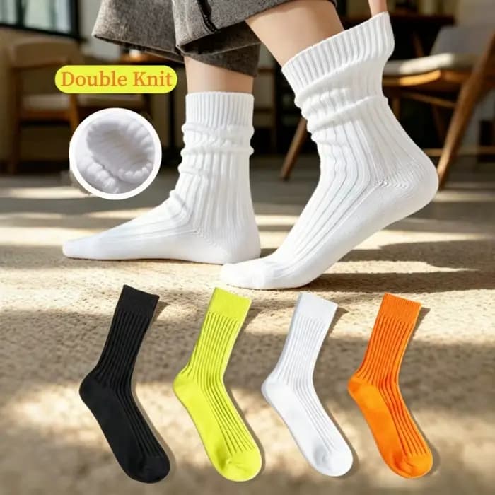 1/4 paire de chaussettes de sport unisexes de couleur unie