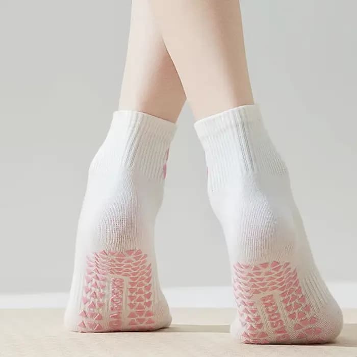 Chaussettes de Yoga antidérapantes en Silicone pour femmes