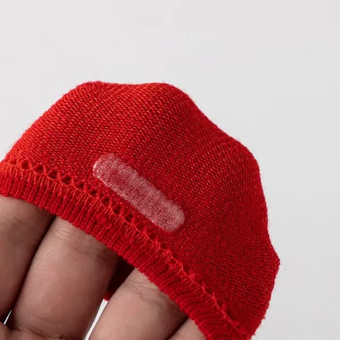 Chaussettes de noël à nœud rouge pour bébé