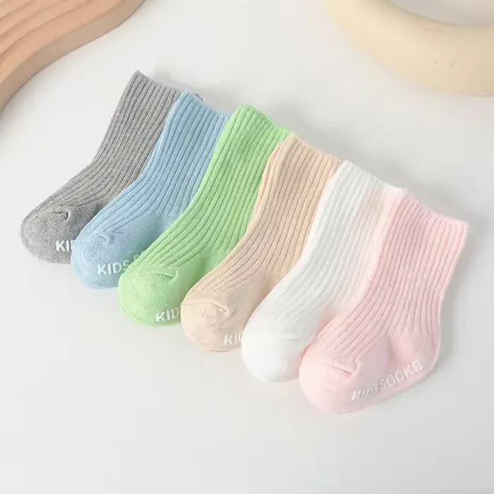 Chaussettes coordonnantes en coton pour bébé