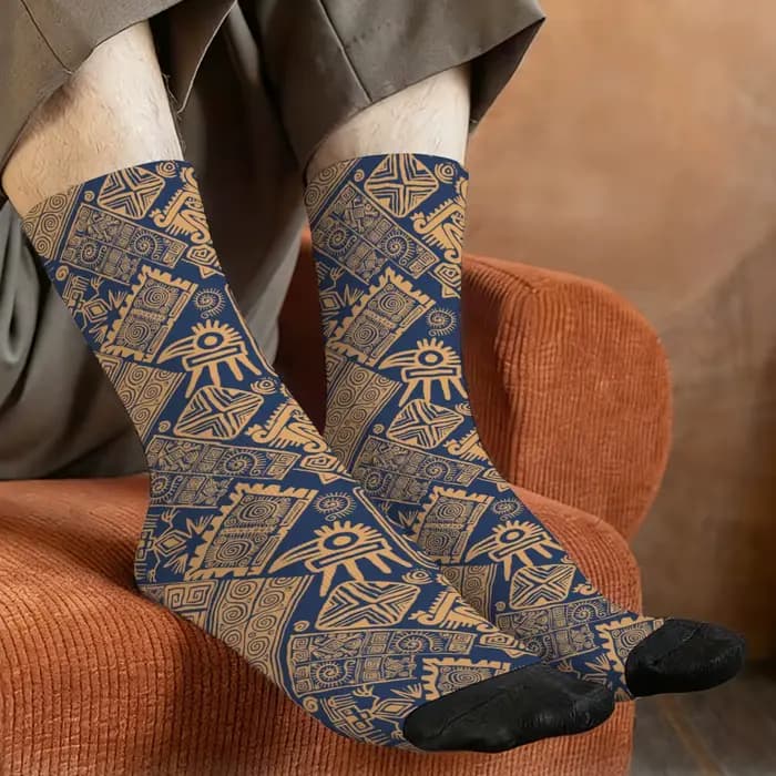 Chaussettes pour hommes de style bohème