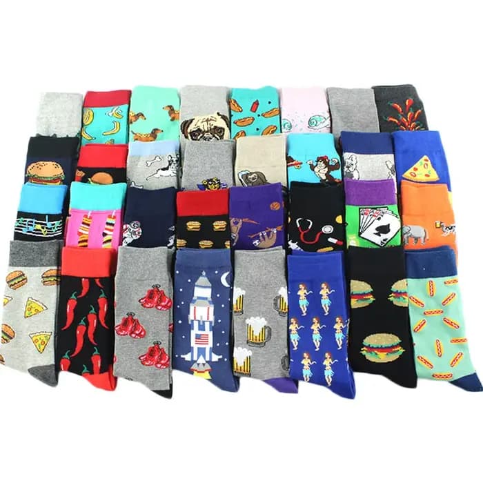 Chaussettes amusantes pour hommes