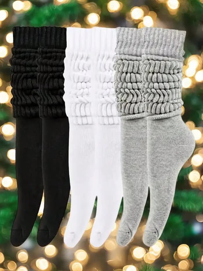 Chaussettes mi-mollet pour femmes