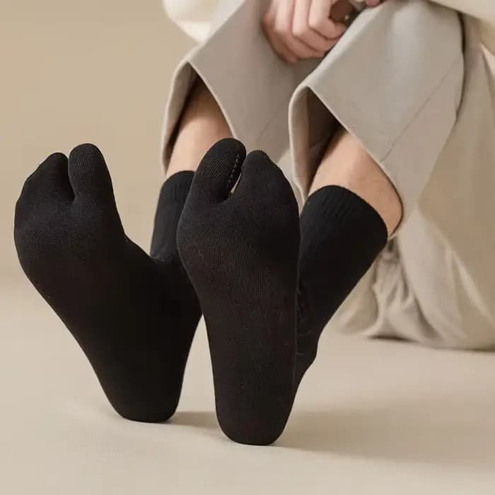Chaussettes Tabi Parker de style japonais pour hommes et femmes