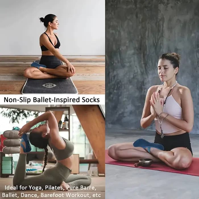 Chaussettes de Yoga respirantes de haute qualité pour femmes, chaussettes de Pilates à bandes antidérapantes en Silicone pour dames, danse de Ballet, Fitness, entraînement en coton