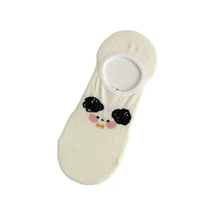Chaussette à pois rayés pour femmes