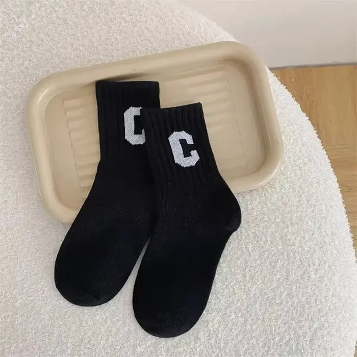 Chaussettes de sport chaudes en coton pour enfants