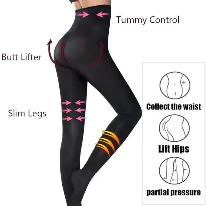 Collants de compression minces pour femmes, bas pour varices, combustion des calories, jambe saillante, pression de tuyau de poêle, leggings
