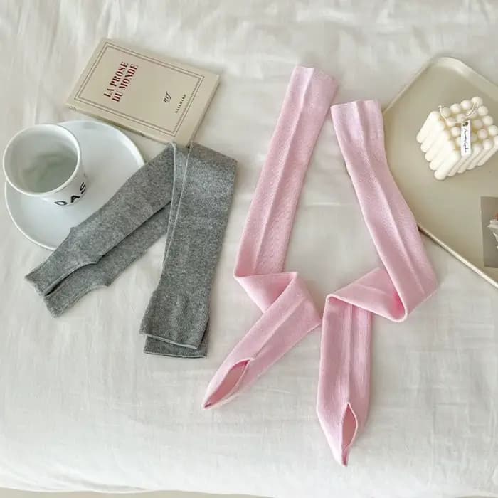 Chaussettes hautes épaisses et simples