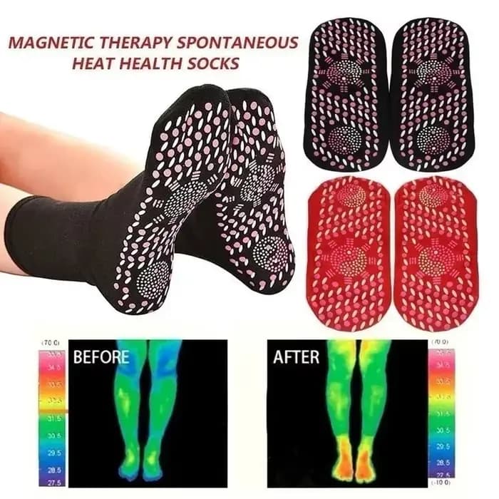 Tourmaline-Chaussettes auto-chauffantes
