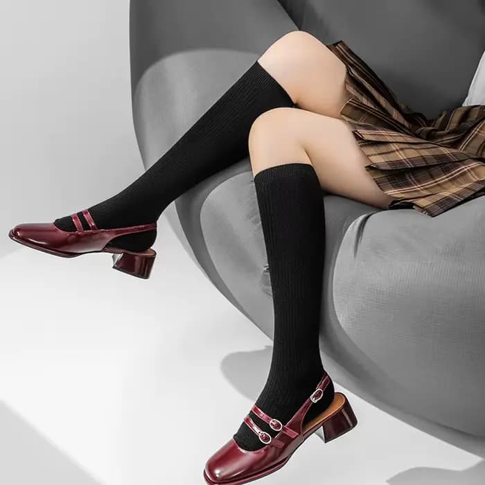 Chaussettes en laine mérinos 100% pour femmes