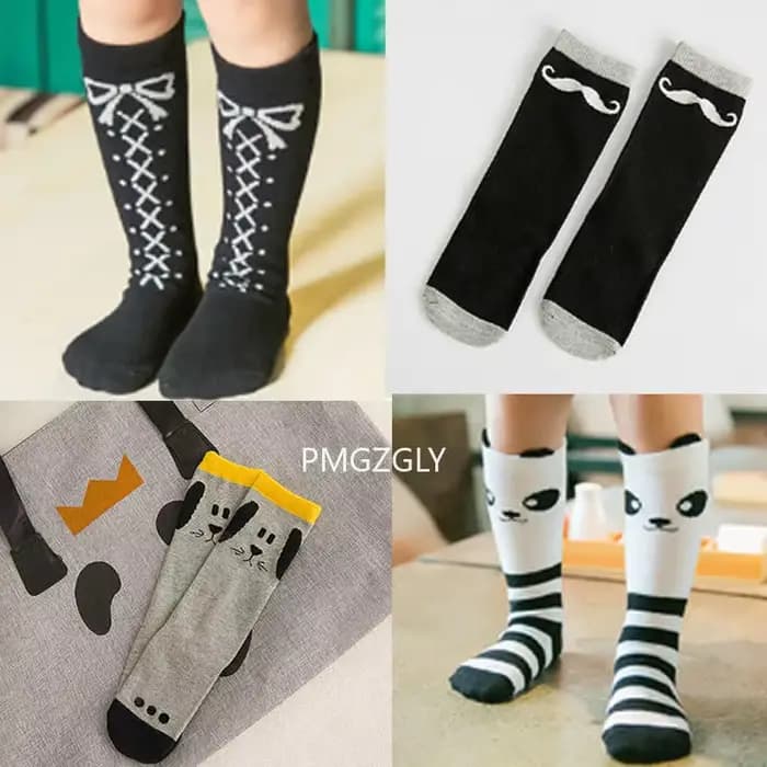 Chaussettes bébé renard chat imprimé Animal