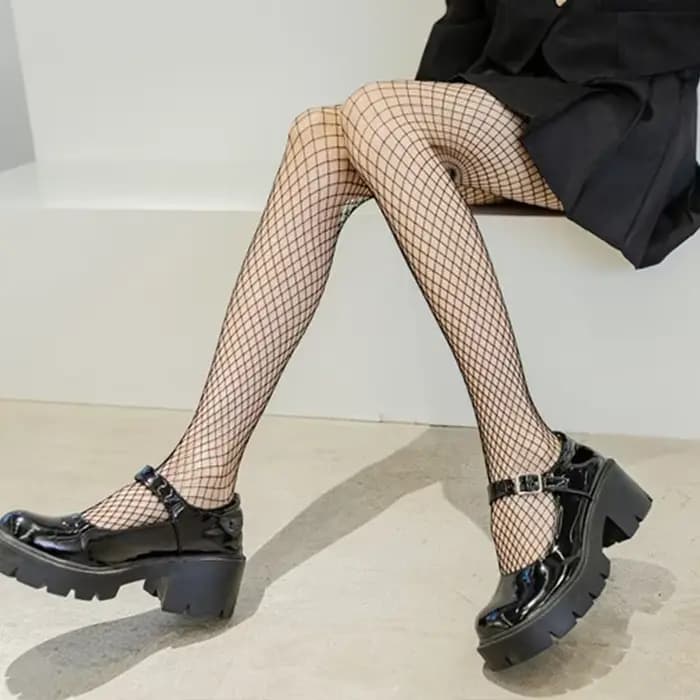 Collants en maille Sexy femmes résille bas