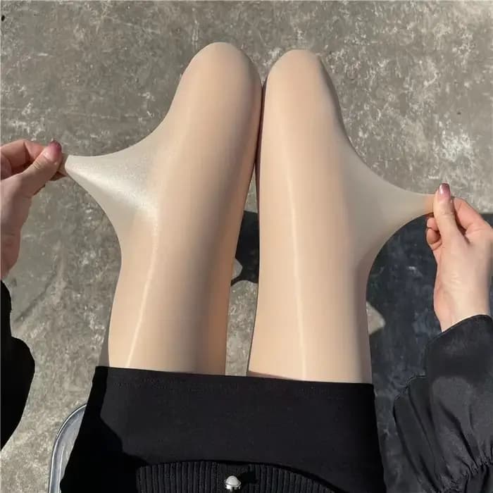 Collants huile scintillante