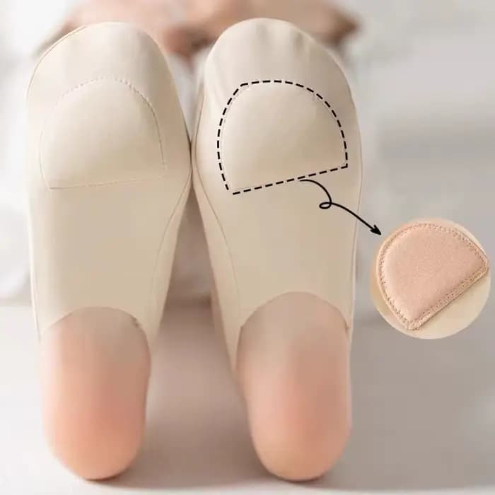 1 paire de chaussettes invisibles pour femmes
