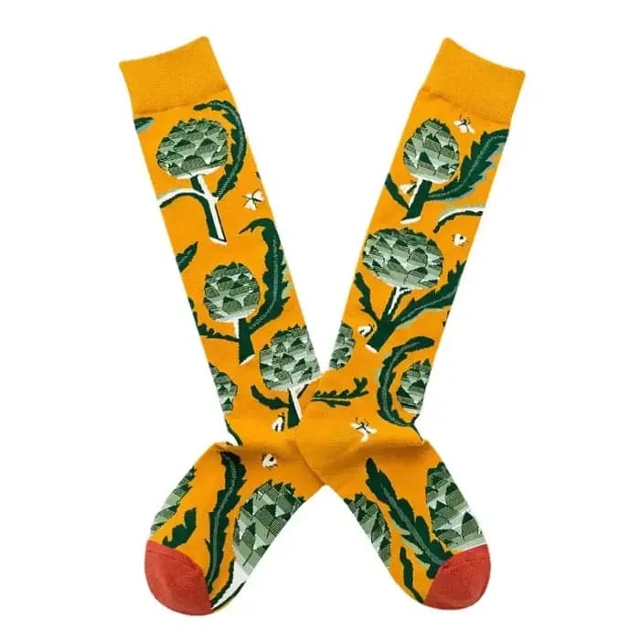 Chaussettes femme mi-cuisse mollet et genou