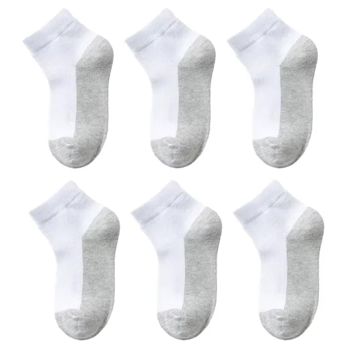 6 paires de chaussettes en coton pour enfants