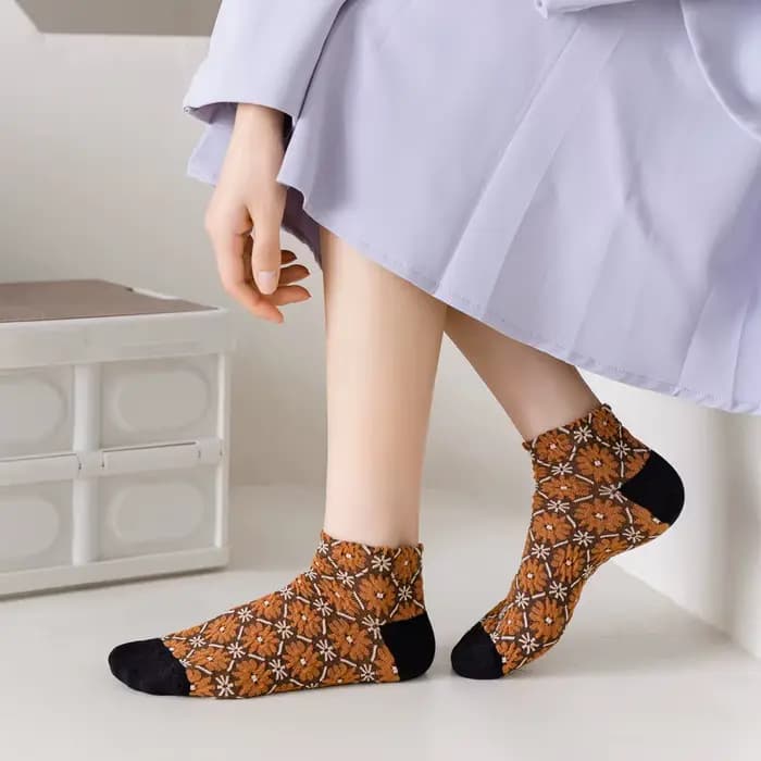 Chaussettes en coton doux pour femmes