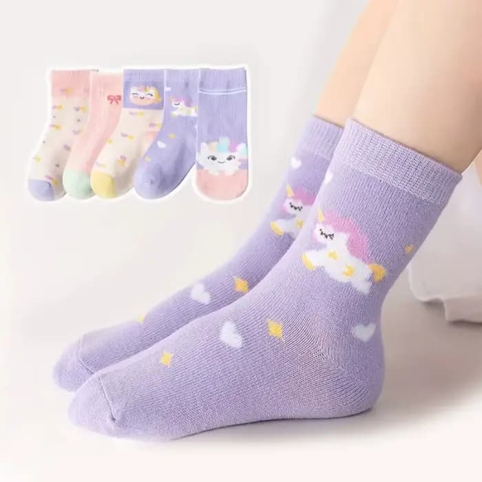 Chaussettes licorne pour filles