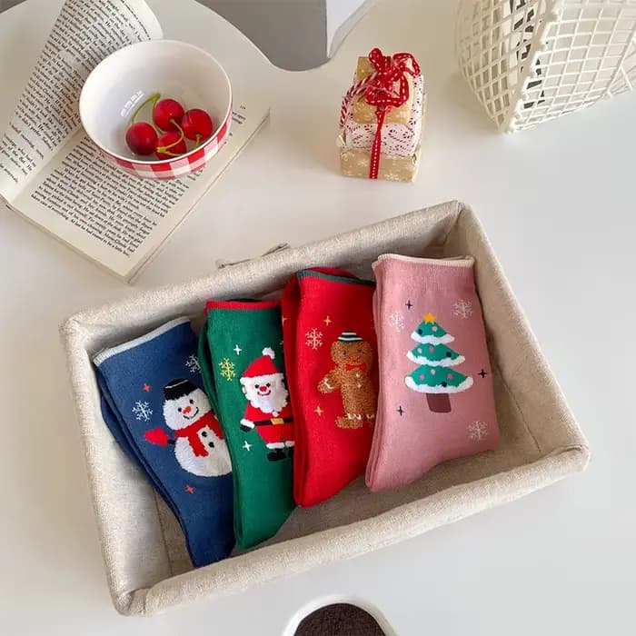 Femmes automne hiver coton bonhomme de neige père noël arbre