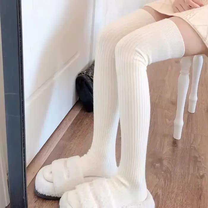 Chaussettes en laine pour femme