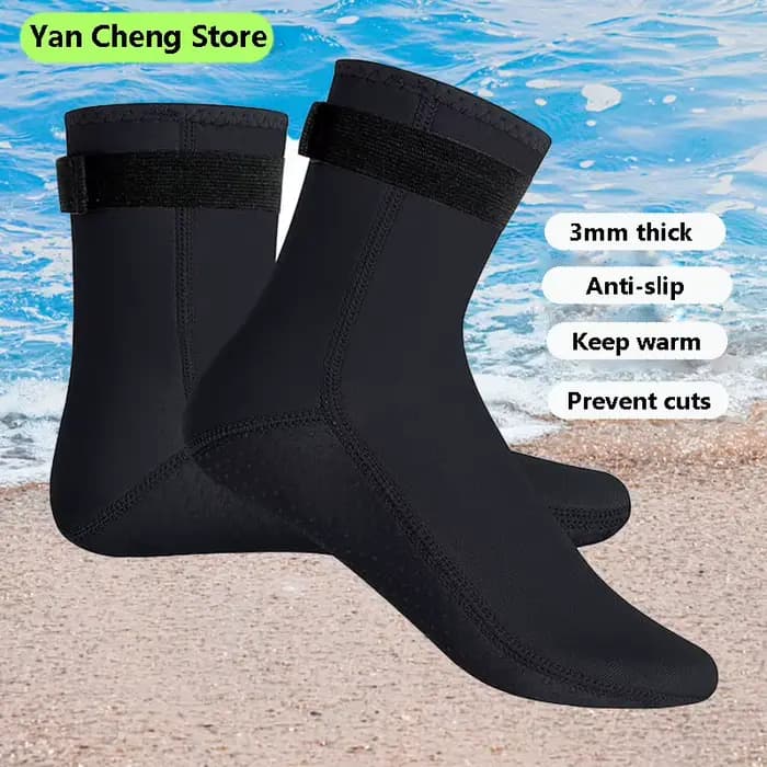Chaussettes de plongée antidérapantes en néoprène de 3mm