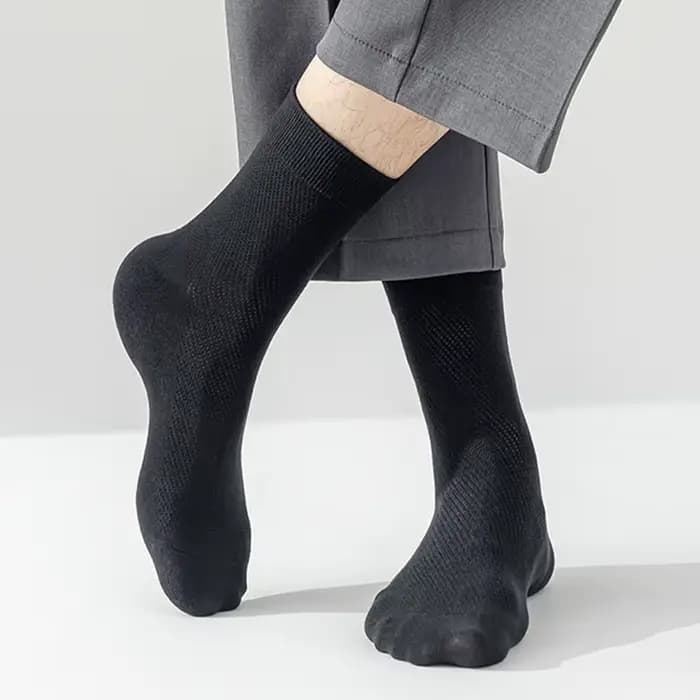 Chaussettes de sport mi-tube pour hommes
