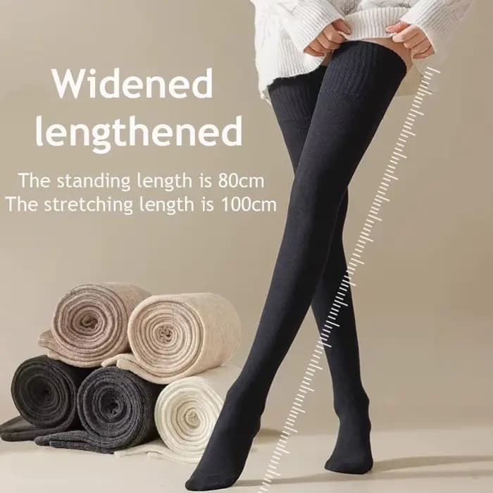 Chaussettes hautes d'hiver pour femmes