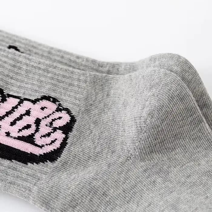 Chaussettes pour hommes 3 paires/boîte lettres colorées personnalité de rue sauvage drôle Hip Hop Couple mode