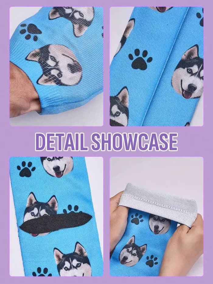 Chaussettes personnalisées avec Photo