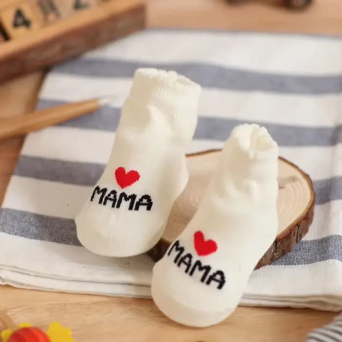 Chaussettes en coton pour nouveau-né