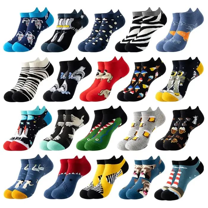 Chaussettes courtes invisibles pour hommes et femmes, chaussettes d'été de qualité, décontractées, couleur printemps, coton peigné, bateau