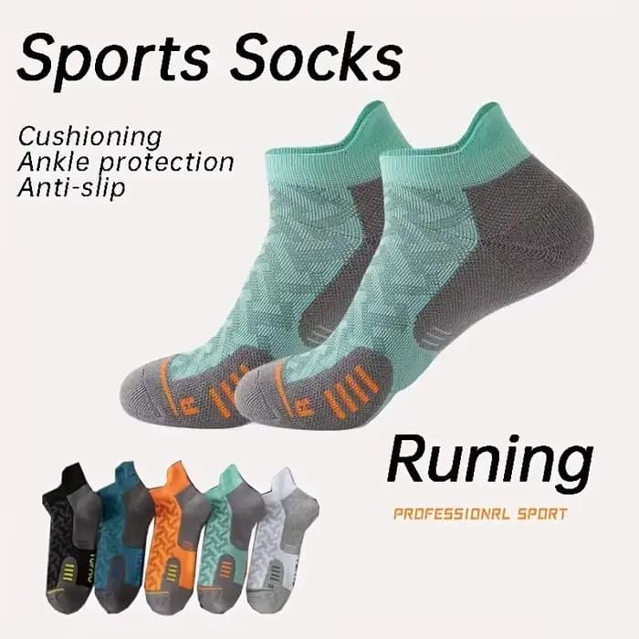 1/2/3 paires de chaussettes de course Marathon professionnelles Sports de plein air Fitness épaissi rembourré Tube