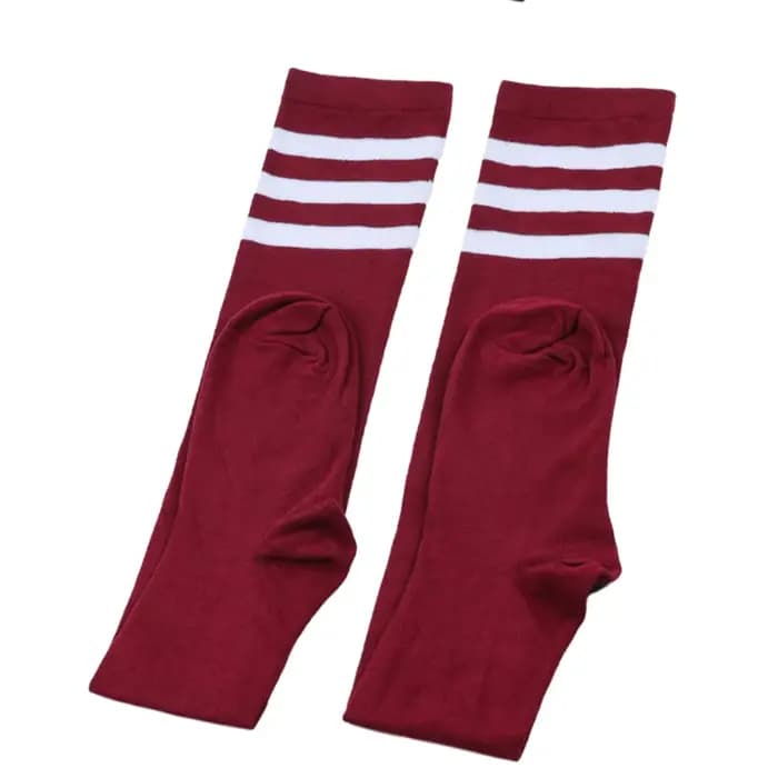 1 paire de chaussettes hautes pour femmes