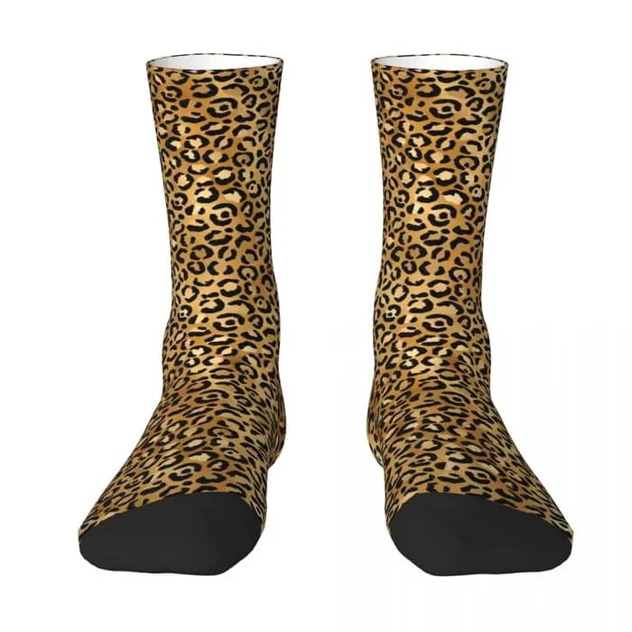 Chaussettes imprimées léopard pour couple