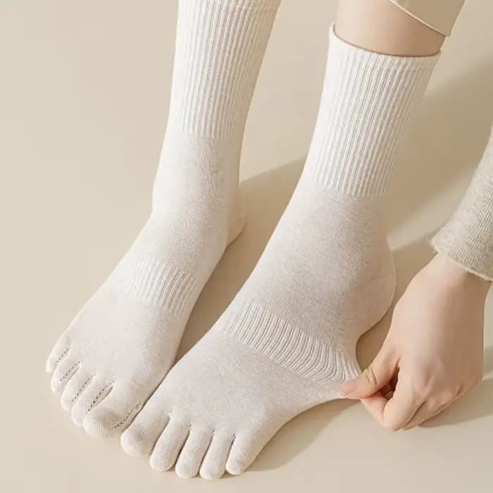Chaussettes japonaises à orteils pour femmes