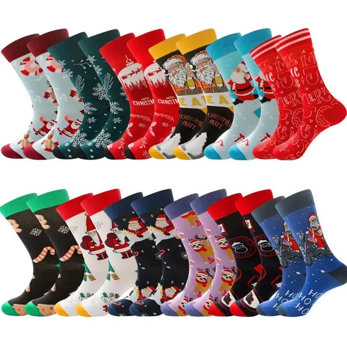 Chaussettes de noël à la mode