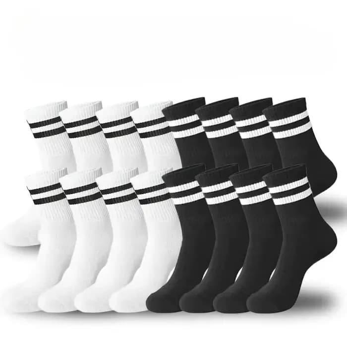 5/10 paires de chaussettes rayées