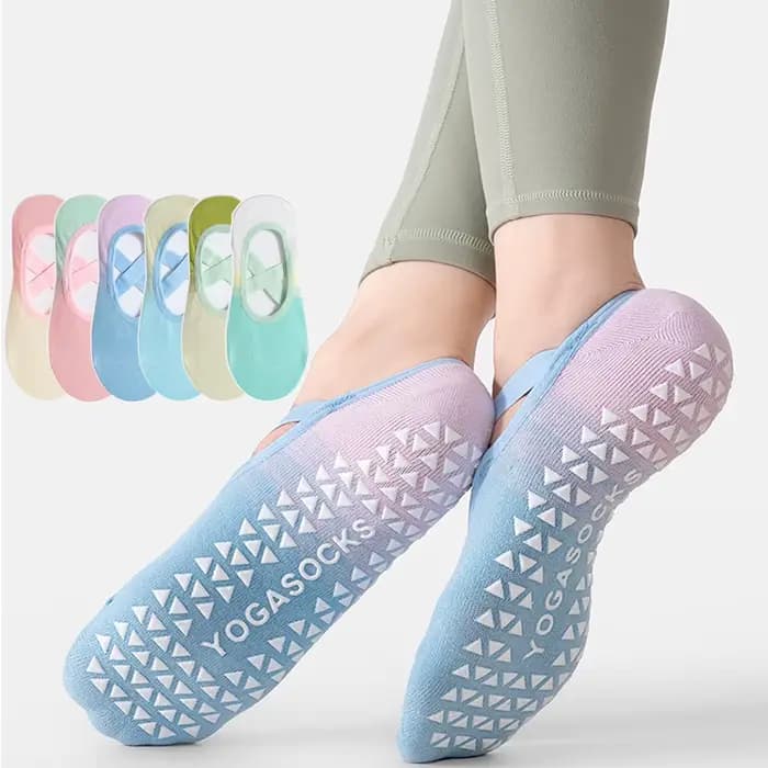 Chaussettes Pilates antidérapantes pour femmes