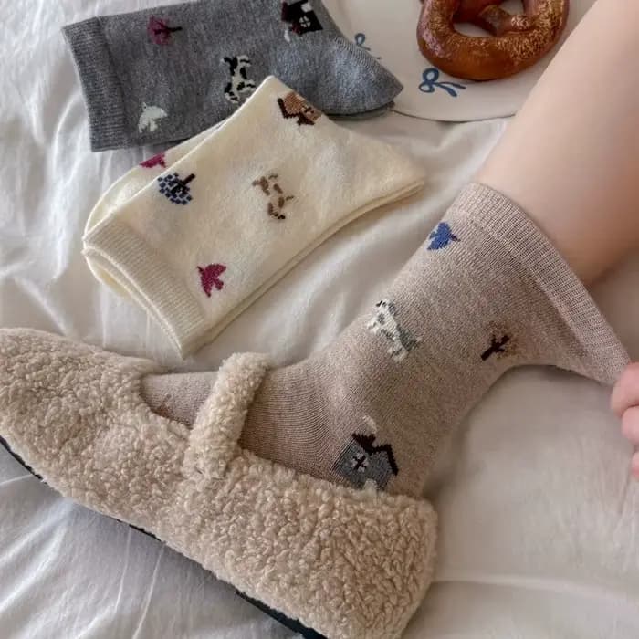 Chaussettes épaisses pour femmes